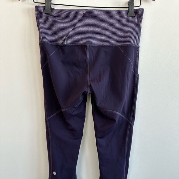 NEW Lululemon purple 34” leggings - Picture 1 of 11
